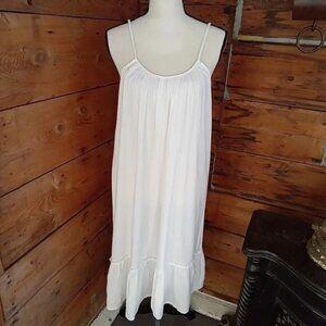 Raviya Beach Cover Womens S White Sleeveless